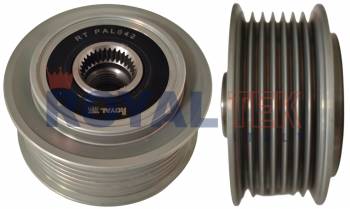 POLEA ALTERNADOR ROYALTEK HYUNDAI H1 KIA SORENTO 2.5 / DIAMETRO INTERNO 68.5 / DIAMETRO EXTERNO 74 / ALTURA 40.7 / 7 CANALES --- OEM 373214A000 K406701 23277401 23277403 23277404 23277405 535007910 F2327741 373224A000 373224A001 406607 VKM06404 2655703 K406701 5459